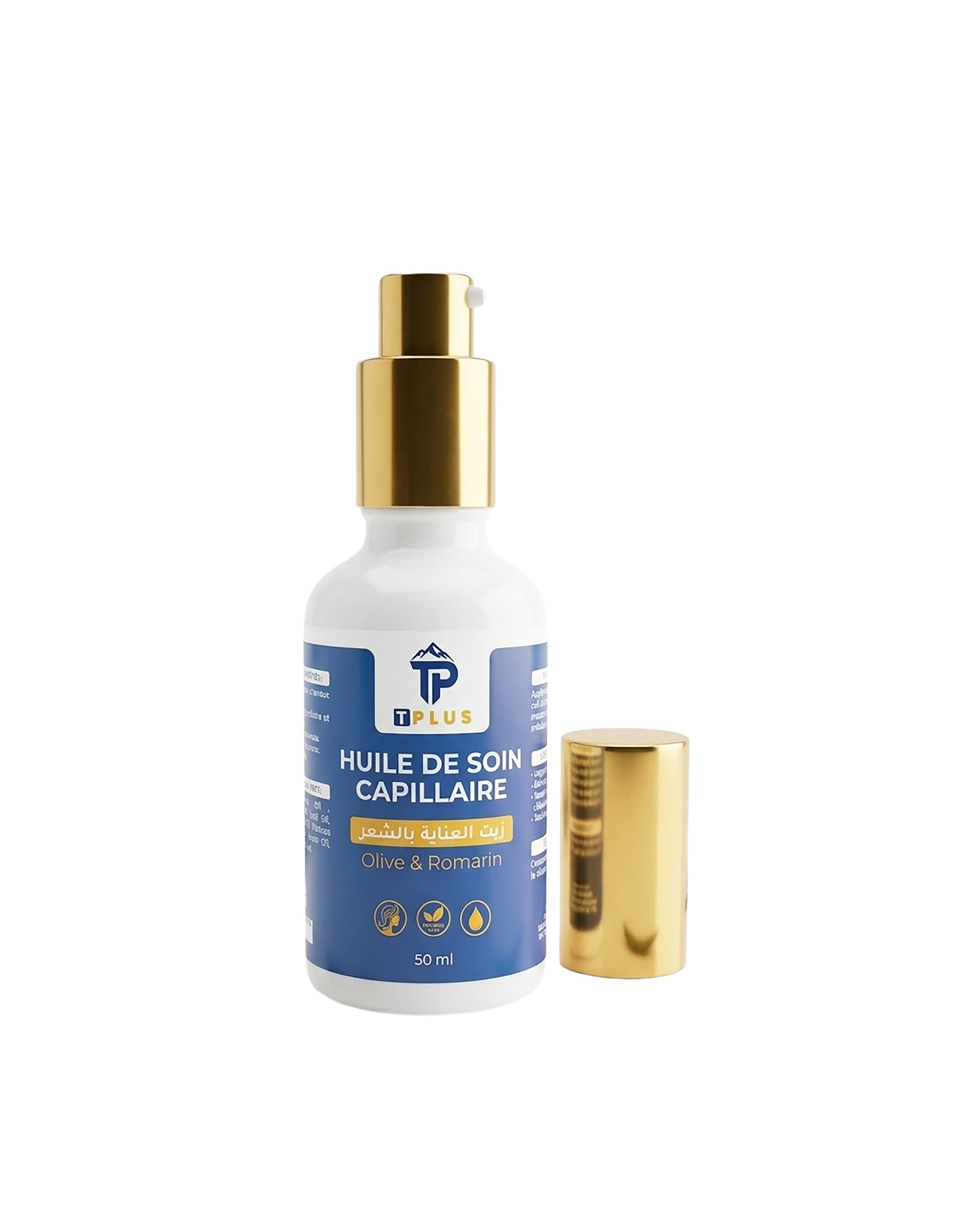 Huile de Soin Capillaire (Olive & Romarin) 50ml